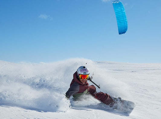 Börja med snowkite, gratis intro