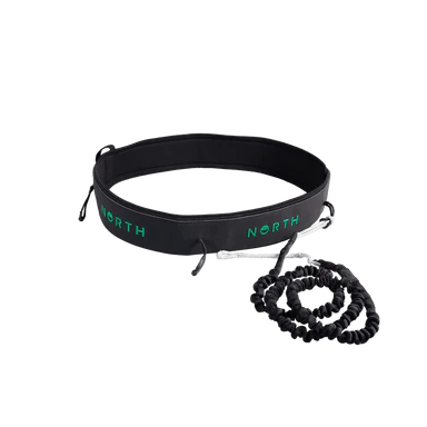 North waist belt with leash