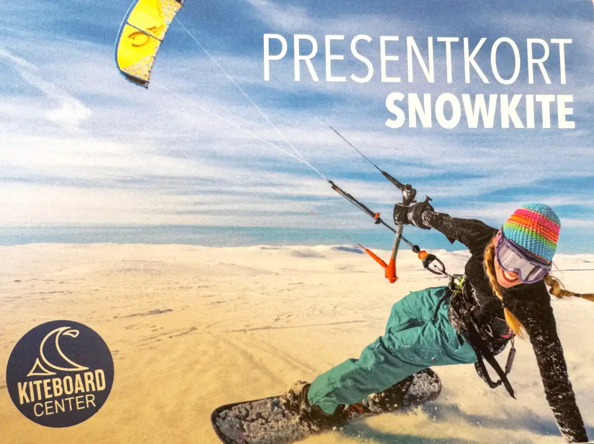 Presentkort kitesurf, snowkite & wingfoil