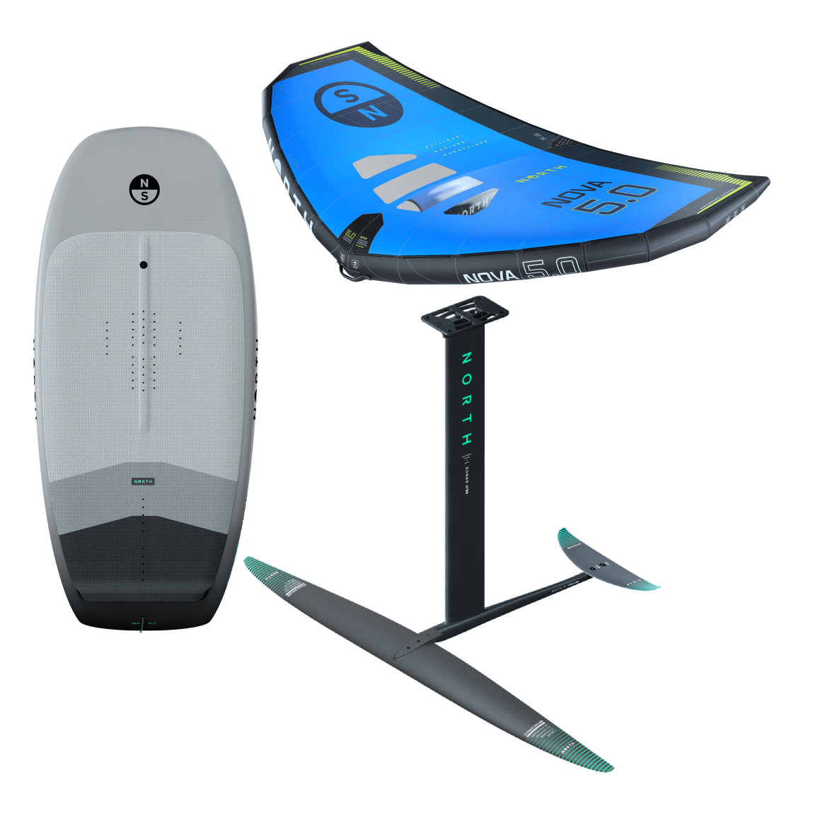Komplett North wingfoilpaket inkl North Seek 2024 - KITEBOARDCENTER • KITE & WING BUTIKEN