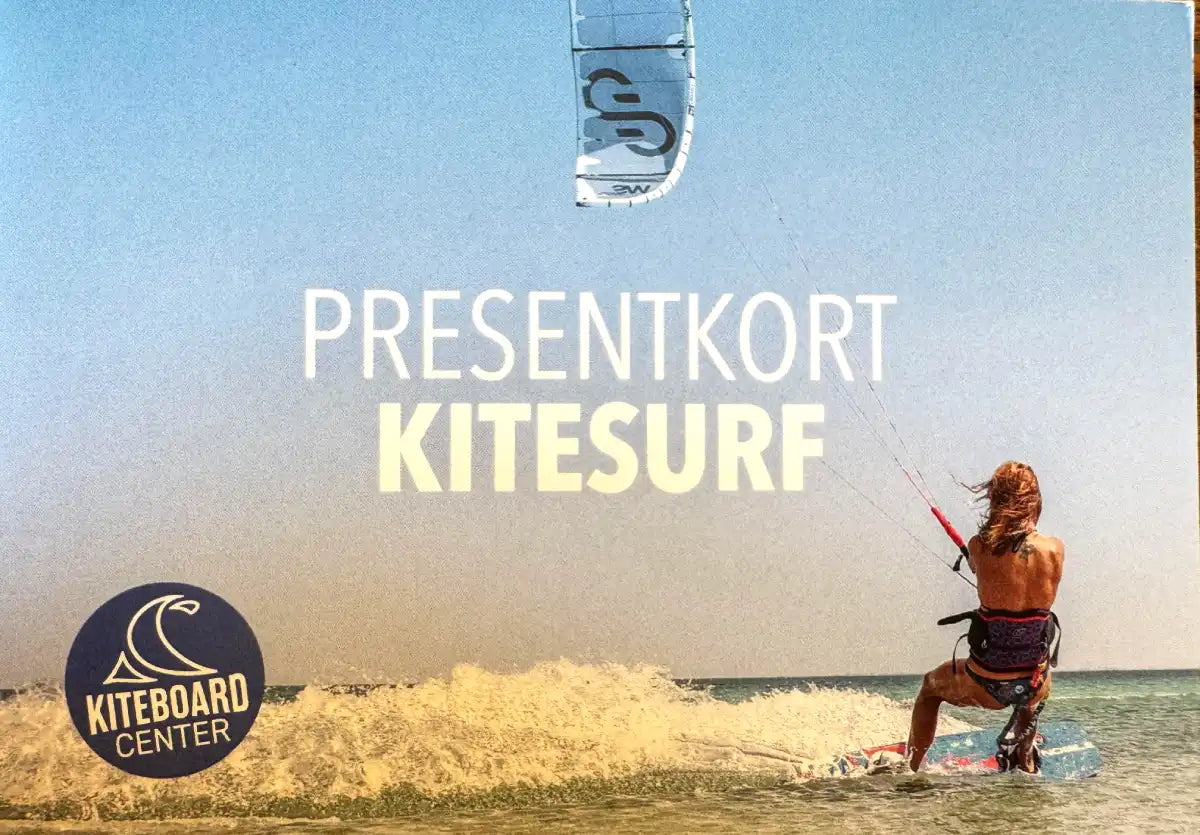 Presentkort kitesurf, snowkite & wingfoil