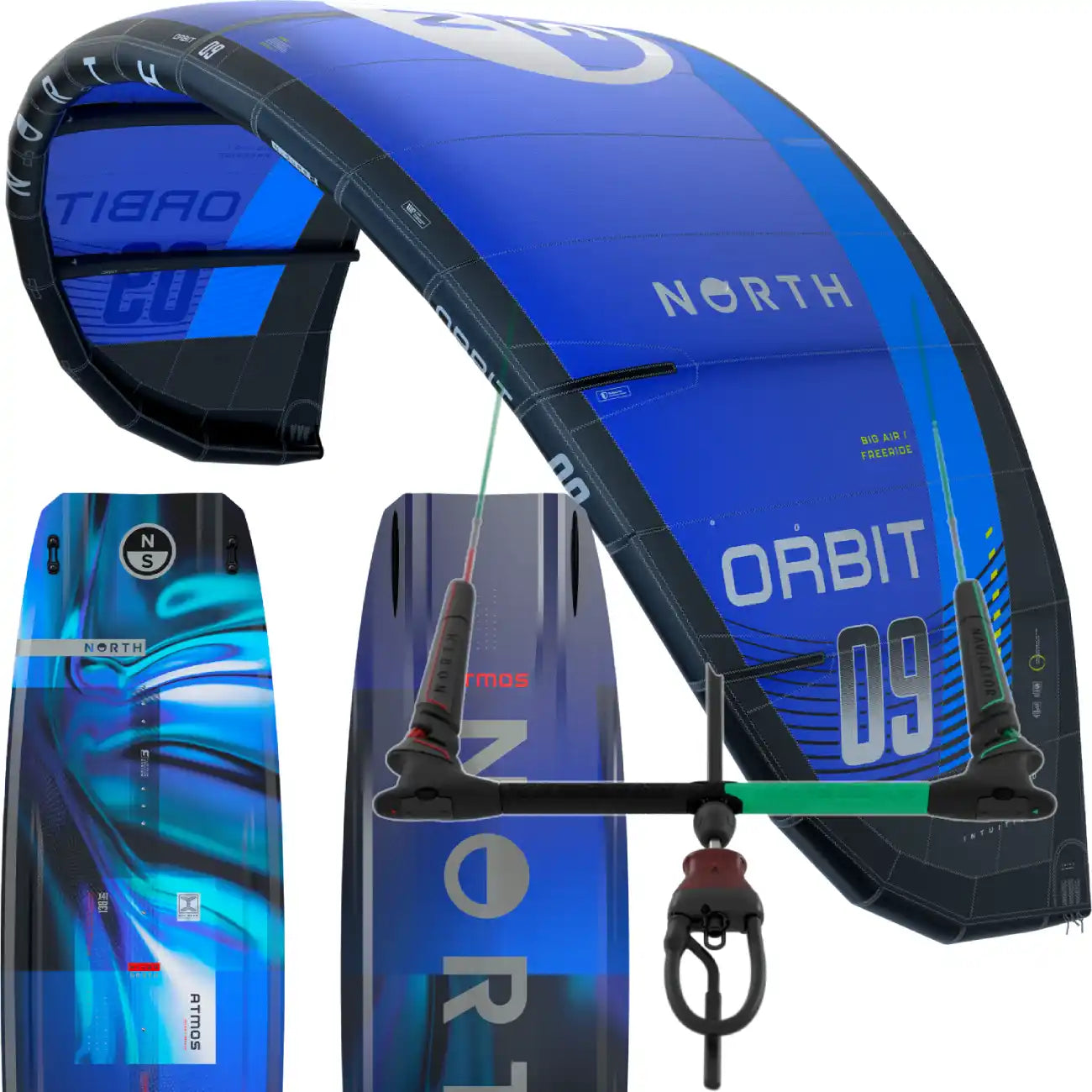 Kompletta kitepaket för kitesurf och snowkite