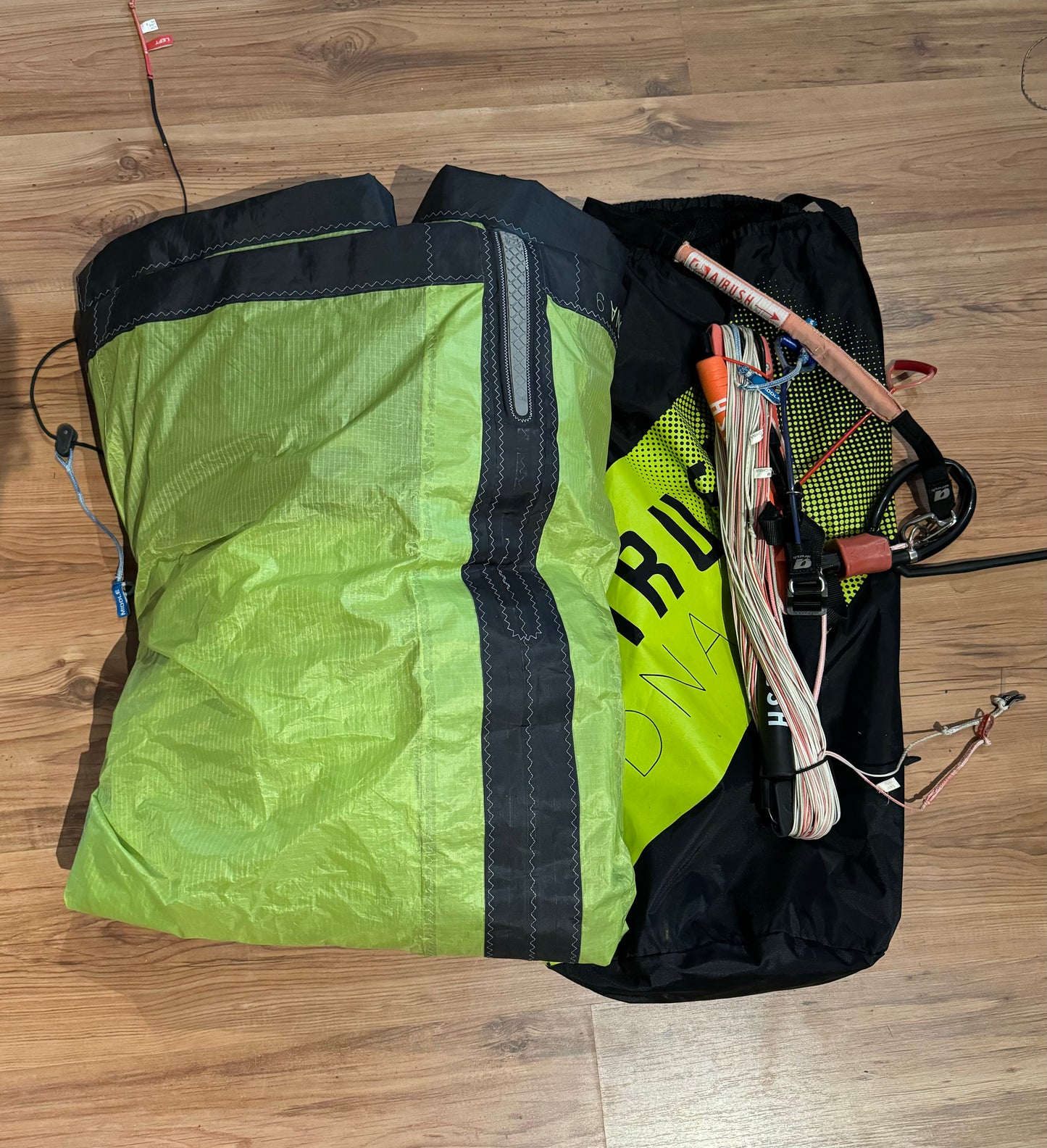 2018 Airush DNA kite 9m2 inkl bom