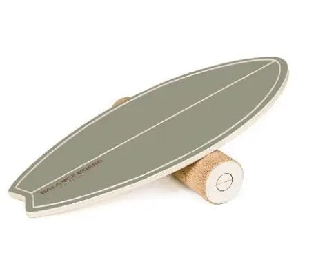 Simple Surfer eco handgjord balansbräda i minimalistisk design i grönt