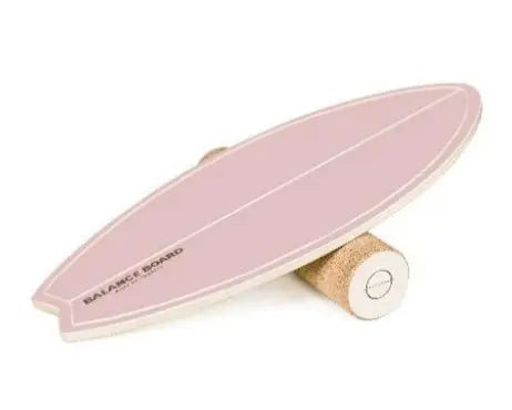 Simple Surfer eco handgjord balansbräda i minimalistisk design i rosa