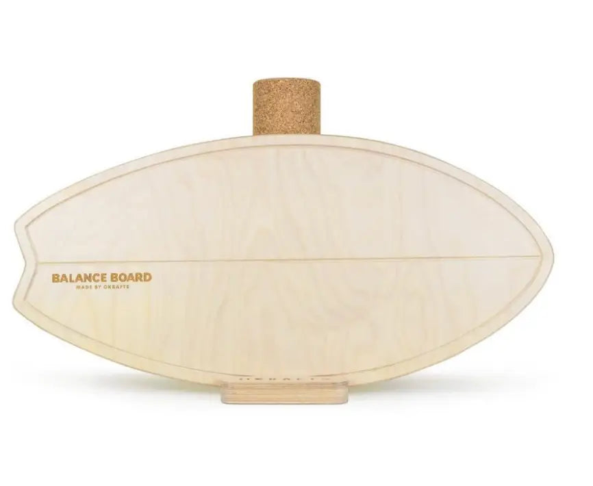Simple Surfer eco handgjord balansbräda i minimalistisk design i naturträ