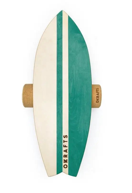 Surfer balansbräda i trä – handgjord surf-inspirerad balansbräda