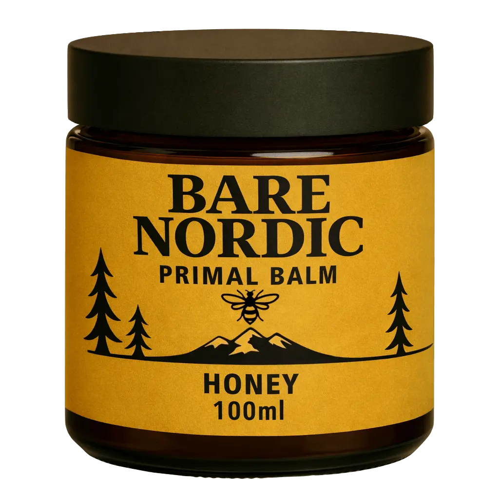 Bare Nordic Primal Balm ekologisk hudkräm med talg och honung, handgjord i Sverige och utan kemikalier