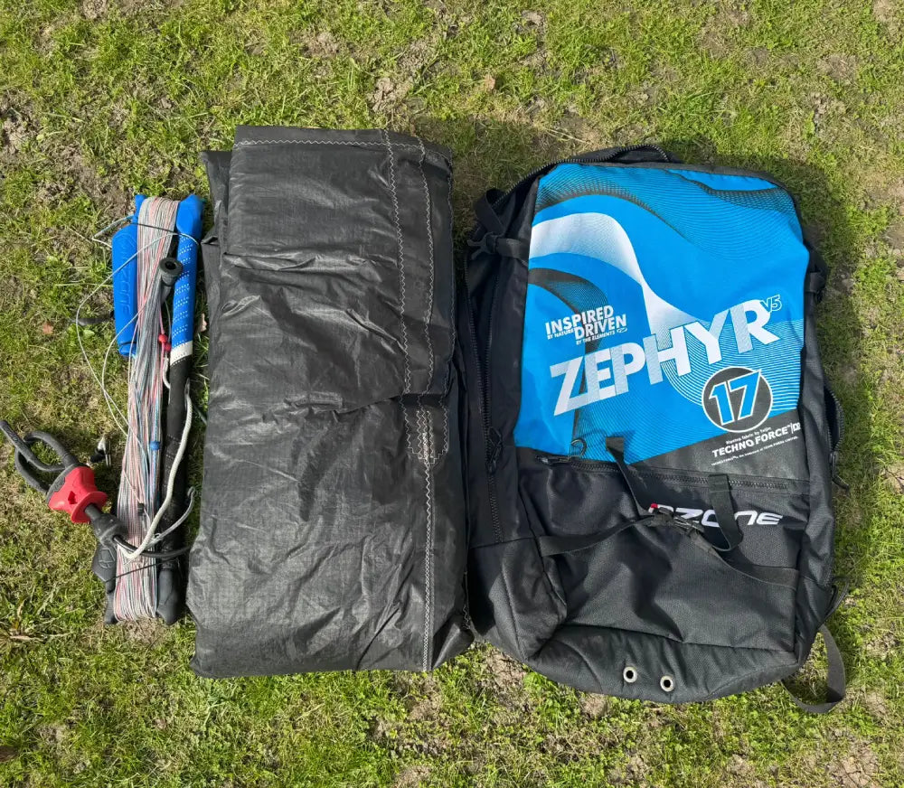 Begagnad kite Ozone Zephyr V5 17 m2 ink bom