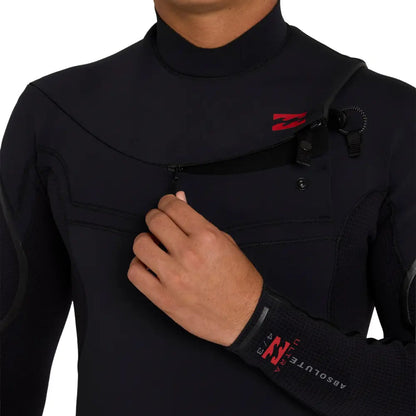 Billabong Absolute Ultra 4/3 är en varm och smidig våtdräkt med Graphene Ultra, Airlite 4D, Ocena Natural Rubber och S-Zip.