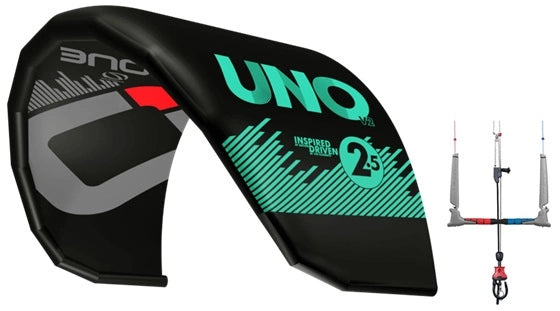 Ozone Uno V2 kite med V5 bom