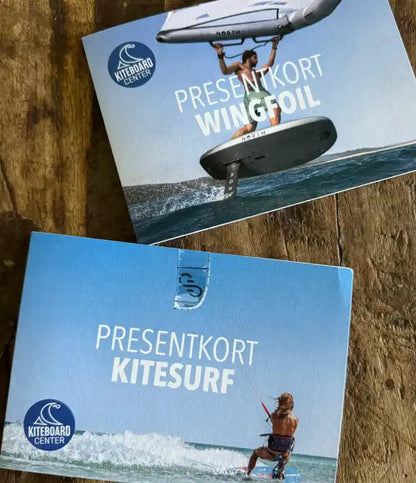 PRESENTKORT KITESURF • WINGFOIL • SNOWKITE